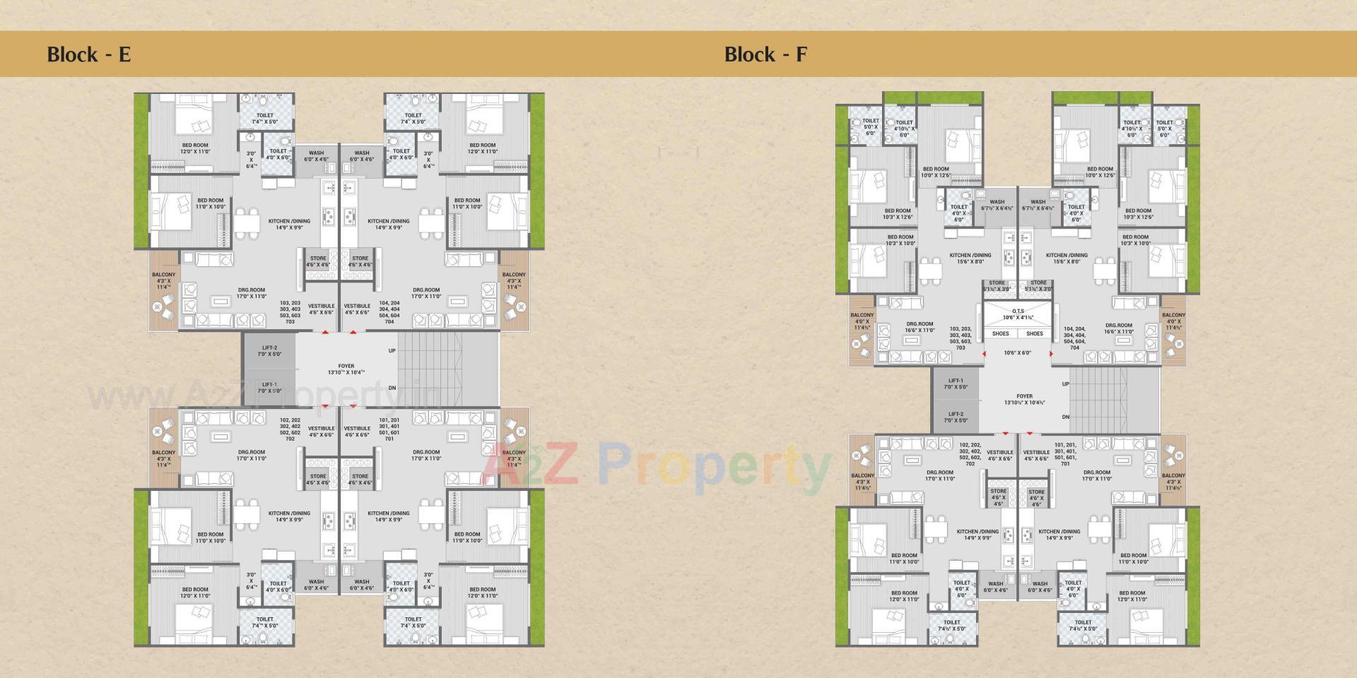 Layout of real estate project Shree Ram Aries located at Nana-chiloda, Gandhinagar, Gujarat