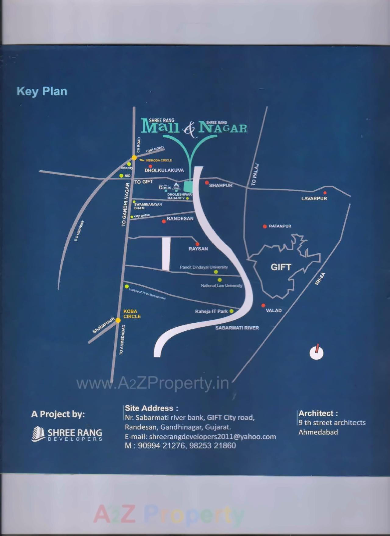  of real estate project Shree Rang Nagar   Mall located at Randesan, Gandhinagar, Gujarat