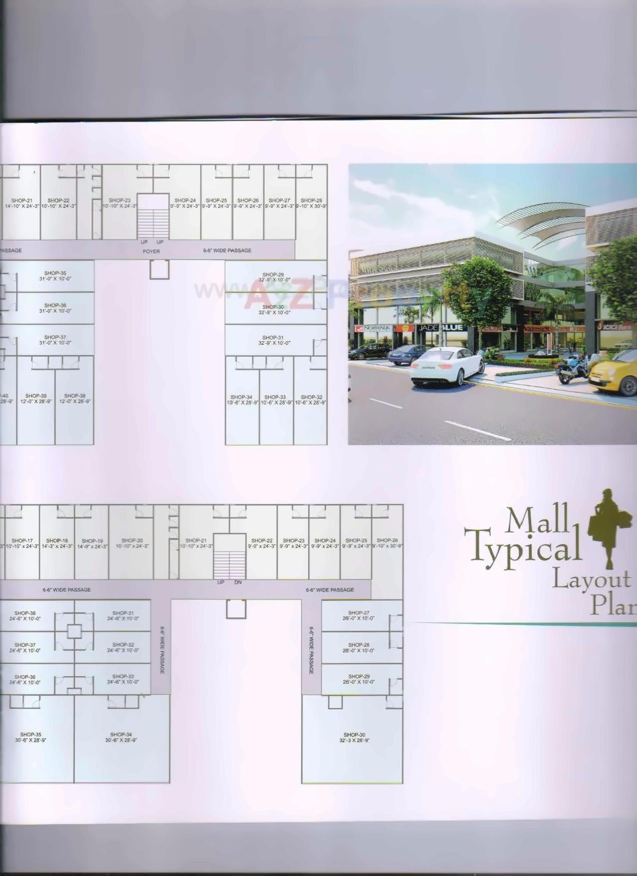 Layout of real estate project Shree Rang Nagar   Mall located at Randesan, Gandhinagar, Gujarat