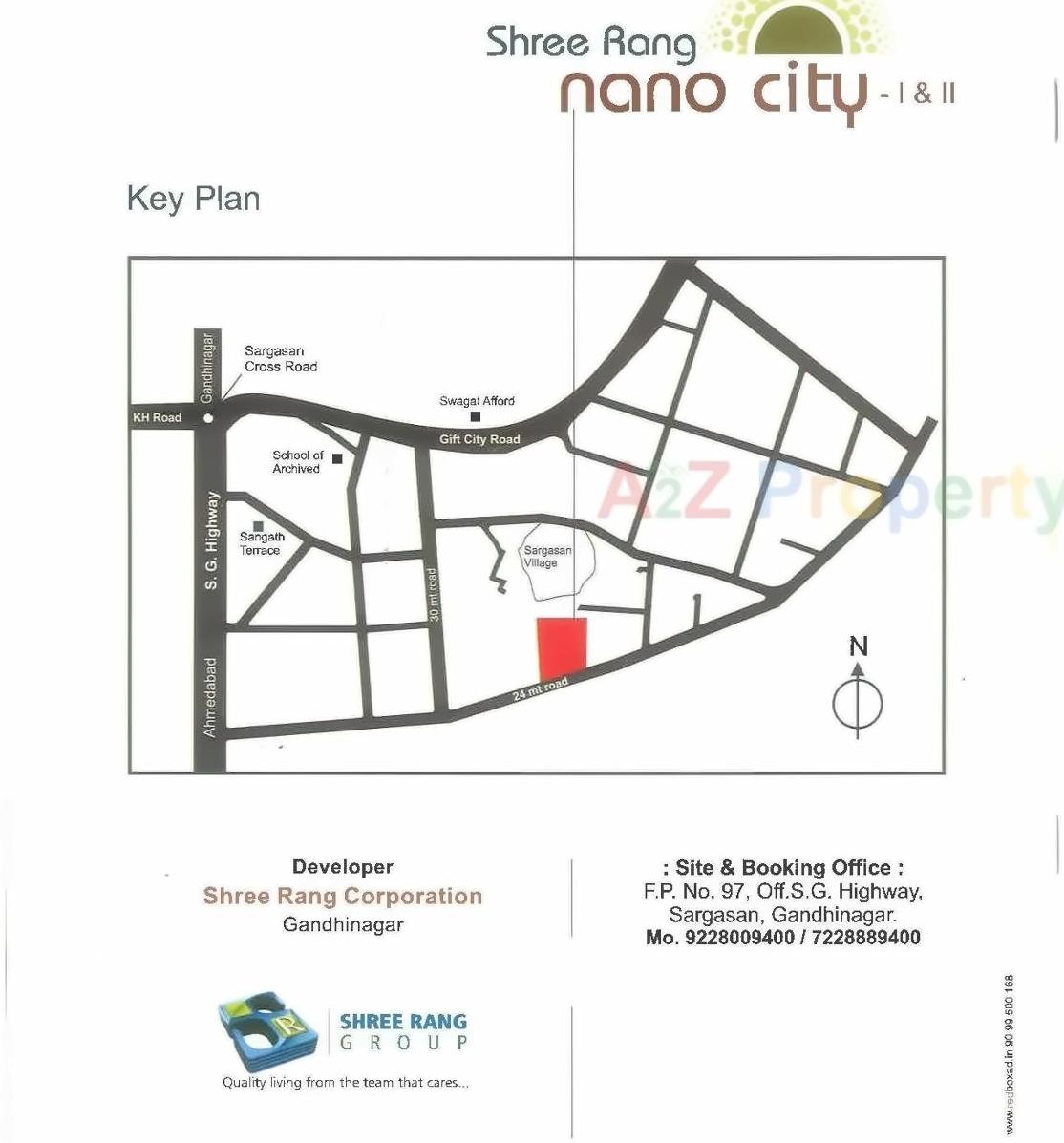  of real estate project Shree Rang Nano City located at Sargasan, Gandhinagar, Gujarat