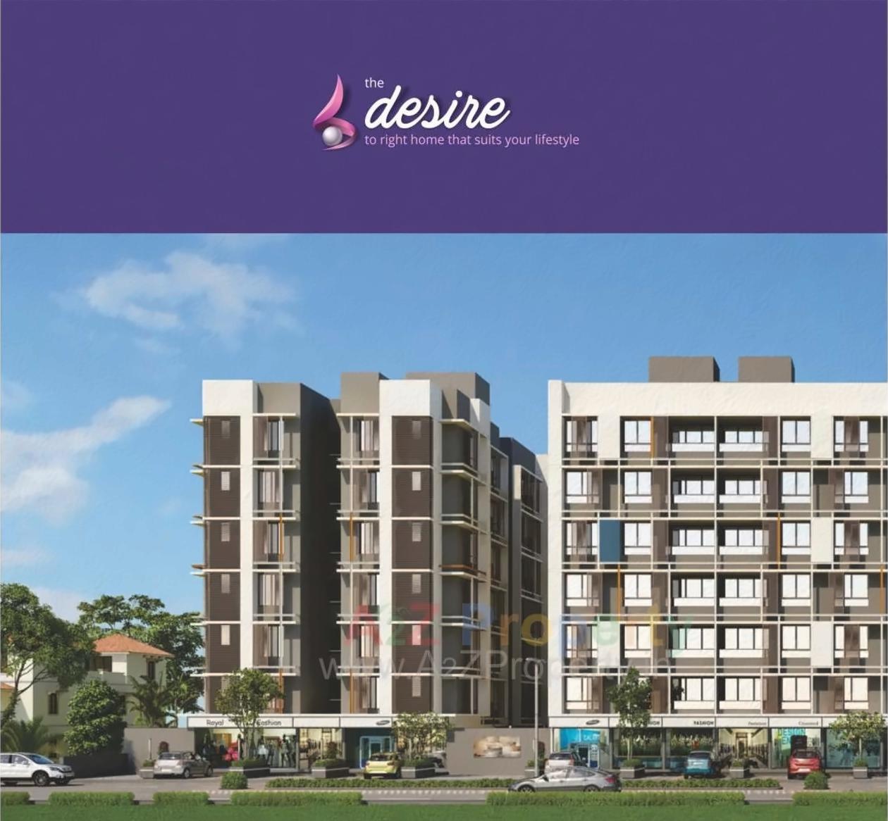 3D Elevation of real estate project Shree Rang Pearl located at Gandhinagar, Gandhinagar, Gujarat