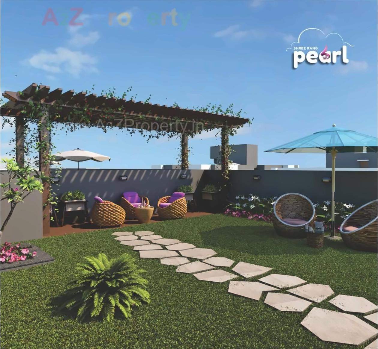 3D Elevation of real estate project Shree Rang Pearl located at Gandhinagar, Gandhinagar, Gujarat