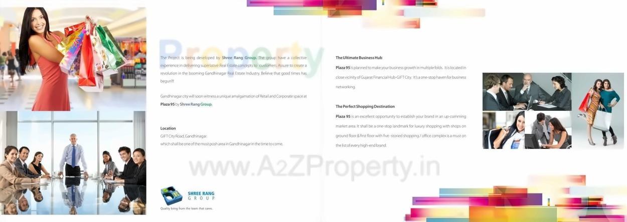  of real estate project Shree Rang Plaza located at Randesan, Gandhinagar, Gujarat