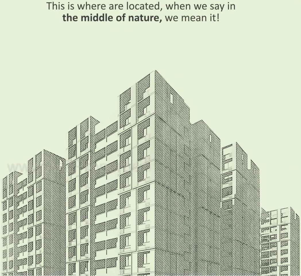 3D Elevation of real estate project Shree Sarju Greens located at Zundal, Gandhinagar, Gujarat