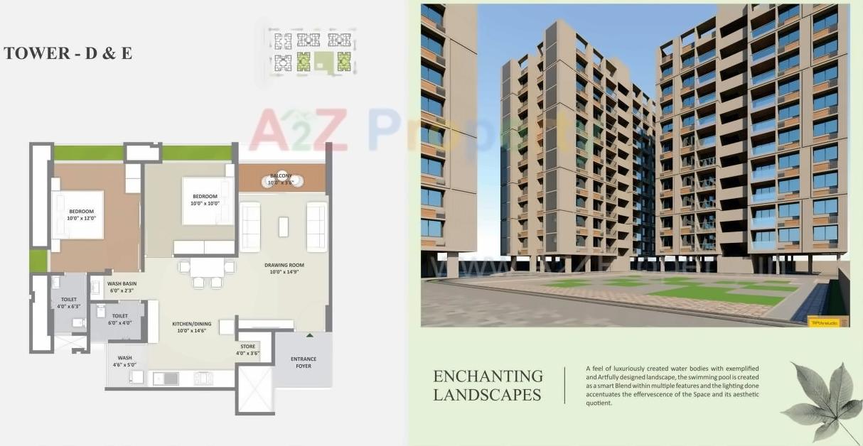 Layout of real estate project Shree Sarju Greens located at Zundal, Gandhinagar, Gujarat