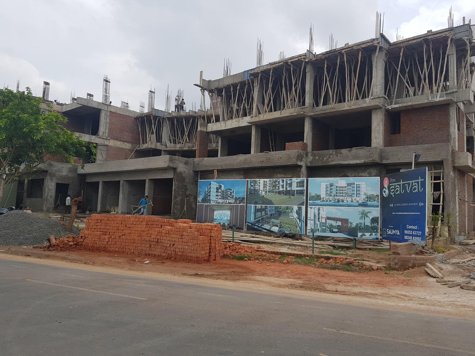 185316_const of real estate project Shree Satvat located at Raisan, Gandhinagar, Gujarat