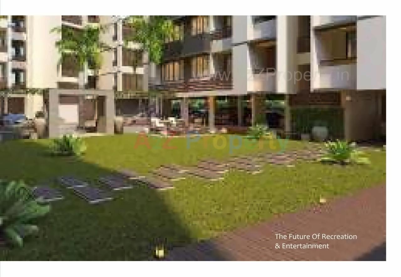 3D Elevation of real estate project Shree Satvat located at Raisan, Gandhinagar, Gujarat