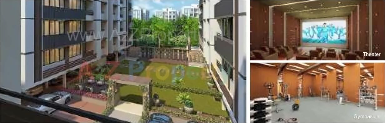 3D Elevation of real estate project Shree Satvat located at Raisan, Gandhinagar, Gujarat