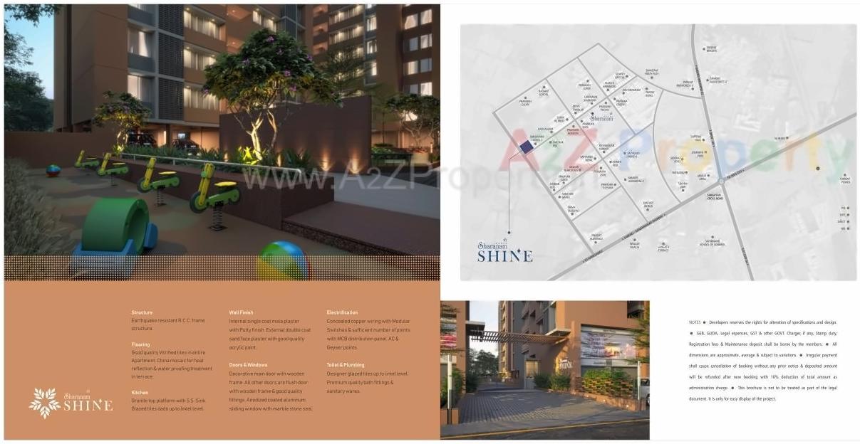  of real estate project Shree Sharanam Shine located at Tarapur, Gandhinagar, Gujarat