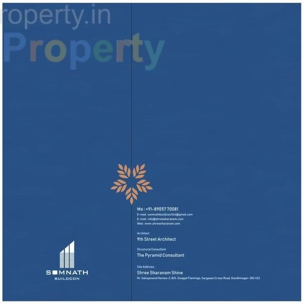  of real estate project Shree Sharanam Shine located at Tarapur, Gandhinagar, Gujarat