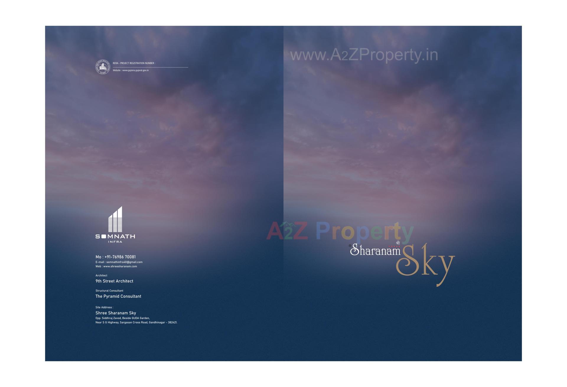  of real estate project Shree Sharanam Sky located at Sargasan, Gandhinagar, Gujarat