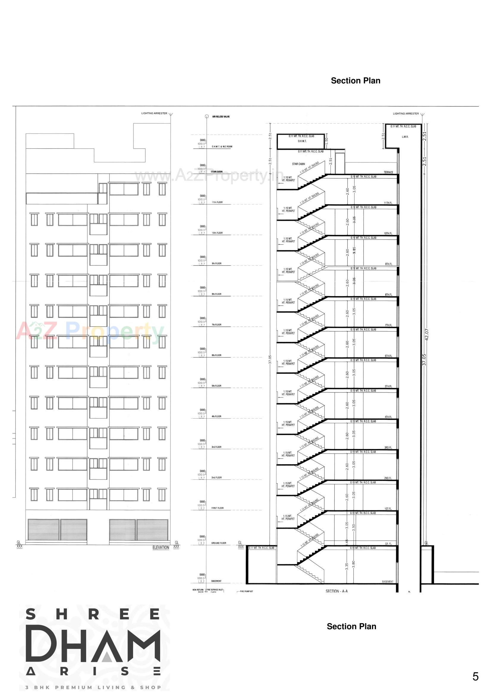  of real estate project Shreedham Arise located at Zundal, Gandhinagar, Gujarat