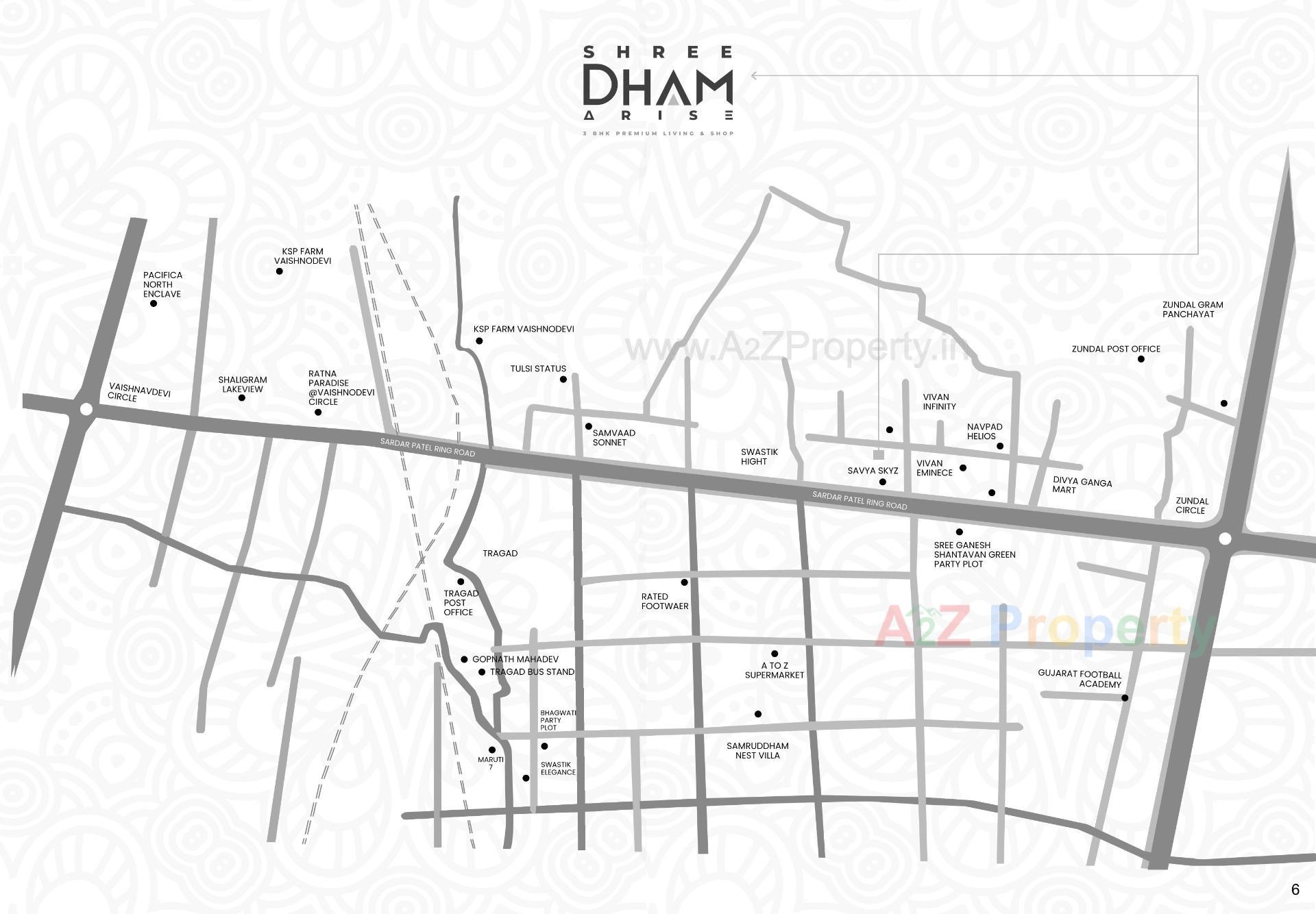  of real estate project Shreedham Arise located at Zundal, Gandhinagar, Gujarat