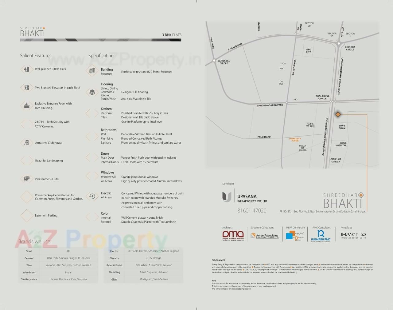  of real estate project Shreedhar Bhakti located at Kudasan, Gandhinagar, Gujarat