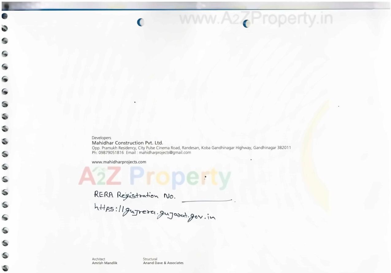  of real estate project Shreedhar Century located at Randesan, Gandhinagar, Gujarat