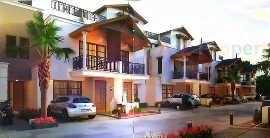 3D Elevation of real estate project Shreedhar Palace located at Nana-chiloda, Gandhinagar, Gujarat