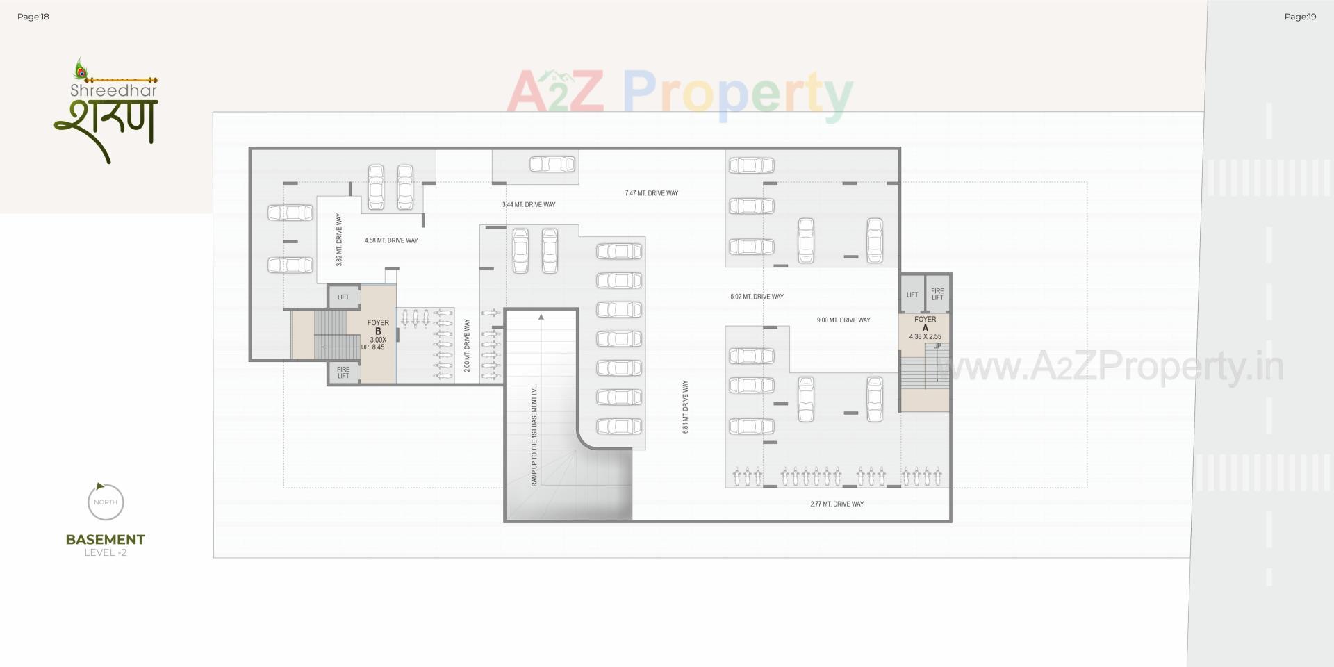 Layout of real estate project Shreedhar Sharan located at Koba, Gandhinagar, Gujarat