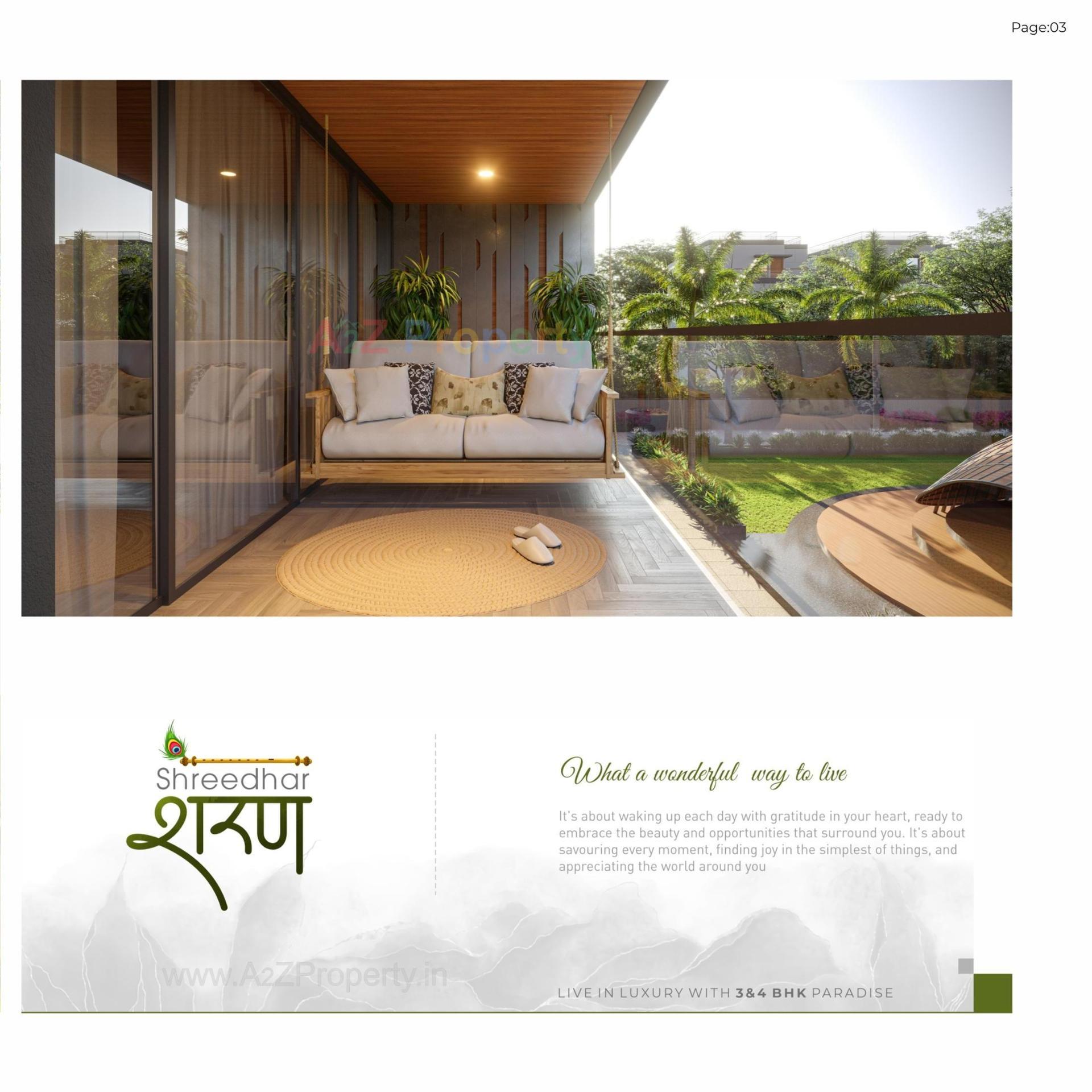 3D Elevation of real estate project Shreedhar Sharan located at Koba, Gandhinagar, Gujarat