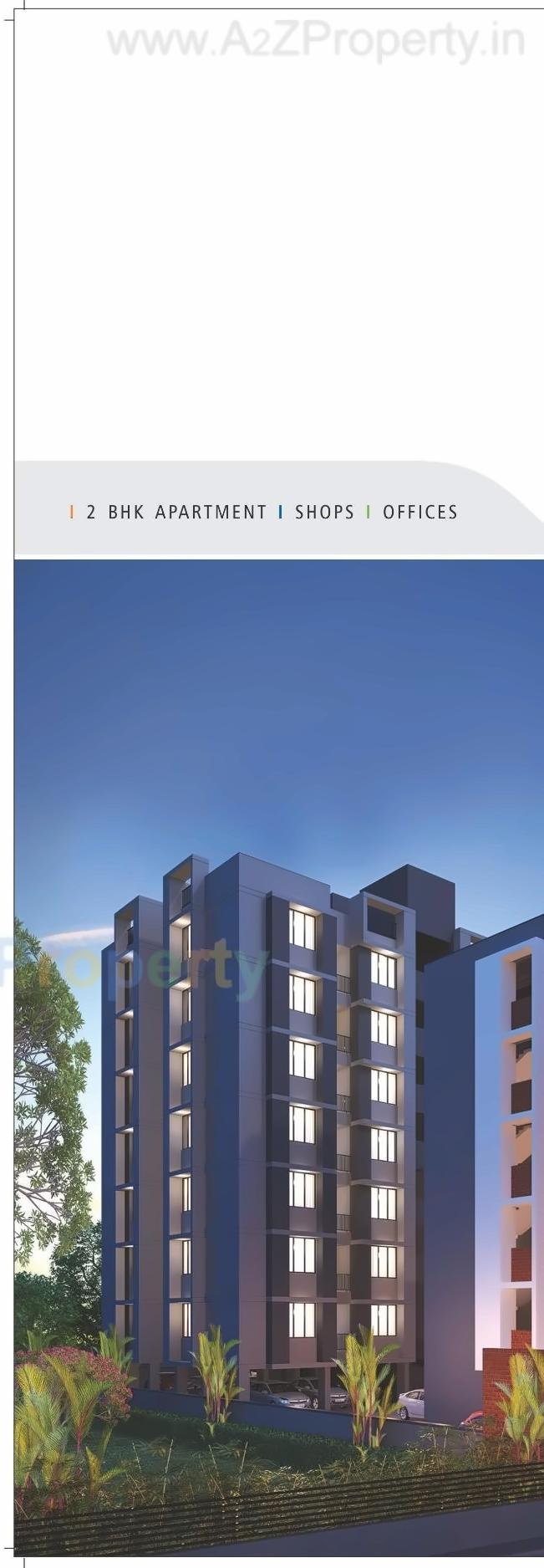 3D Elevation of real estate project Shreeji Avenue located at Nana-chiloda, Gandhinagar, Gujarat