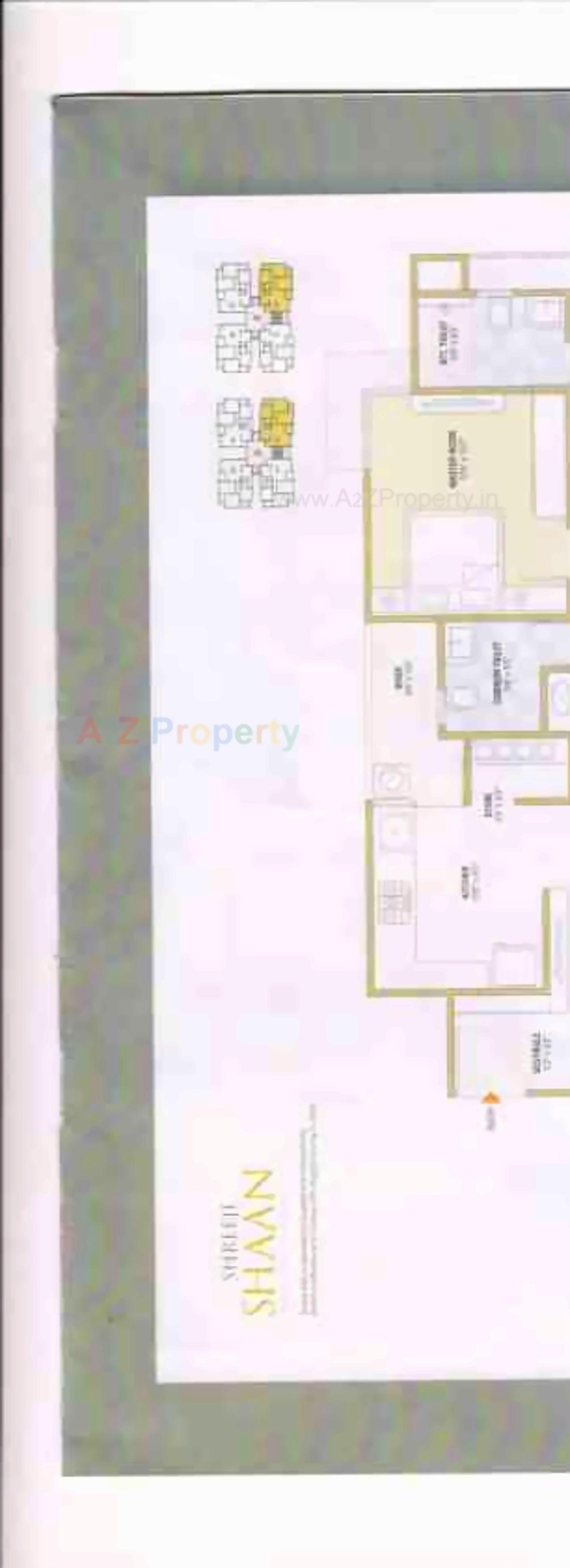 Layout of real estate project Shreeji Shaan located at Kudasan, Gandhinagar, Gujarat
