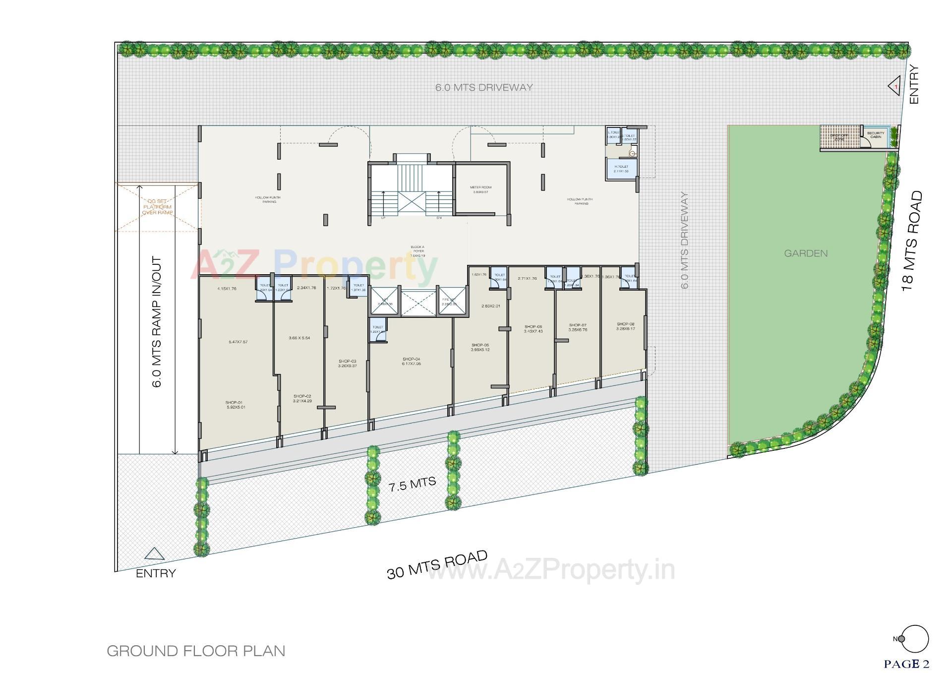 Layout of real estate project Shreeji Siesta located at Kudasan, Gandhinagar, Gujarat