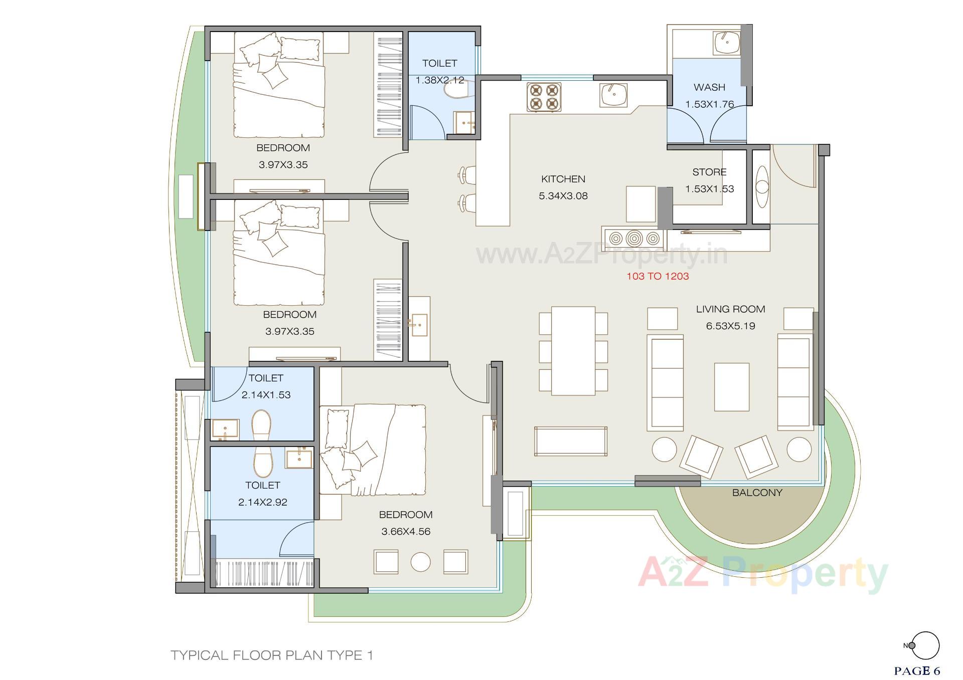 Layout of real estate project Shreeji Siesta located at Kudasan, Gandhinagar, Gujarat