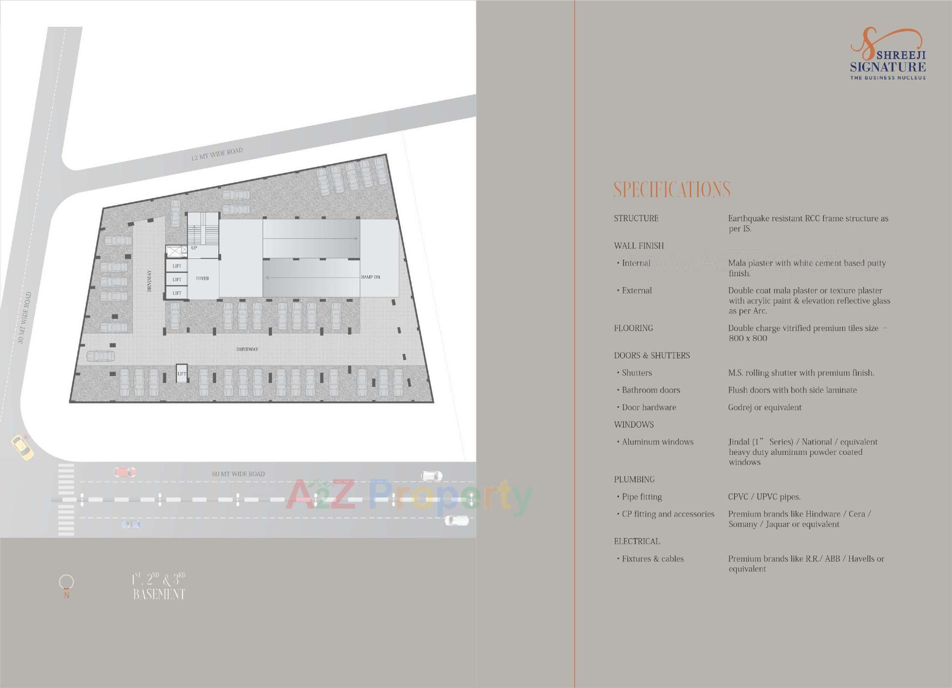  of real estate project Shreeji Signature located at Gandhinagar, Gandhinagar, Gujarat