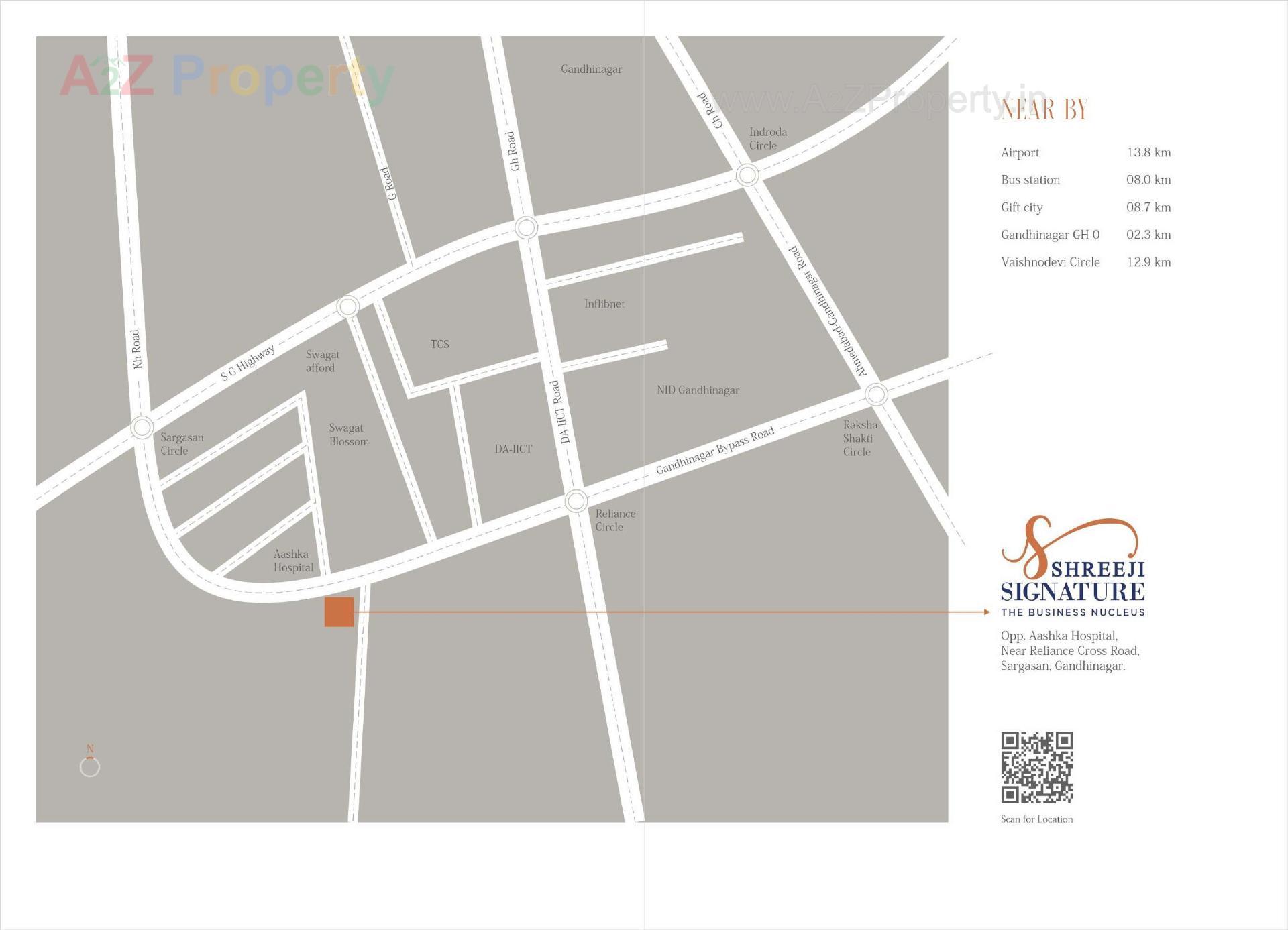  of real estate project Shreeji Signature located at Gandhinagar, Gandhinagar, Gujarat