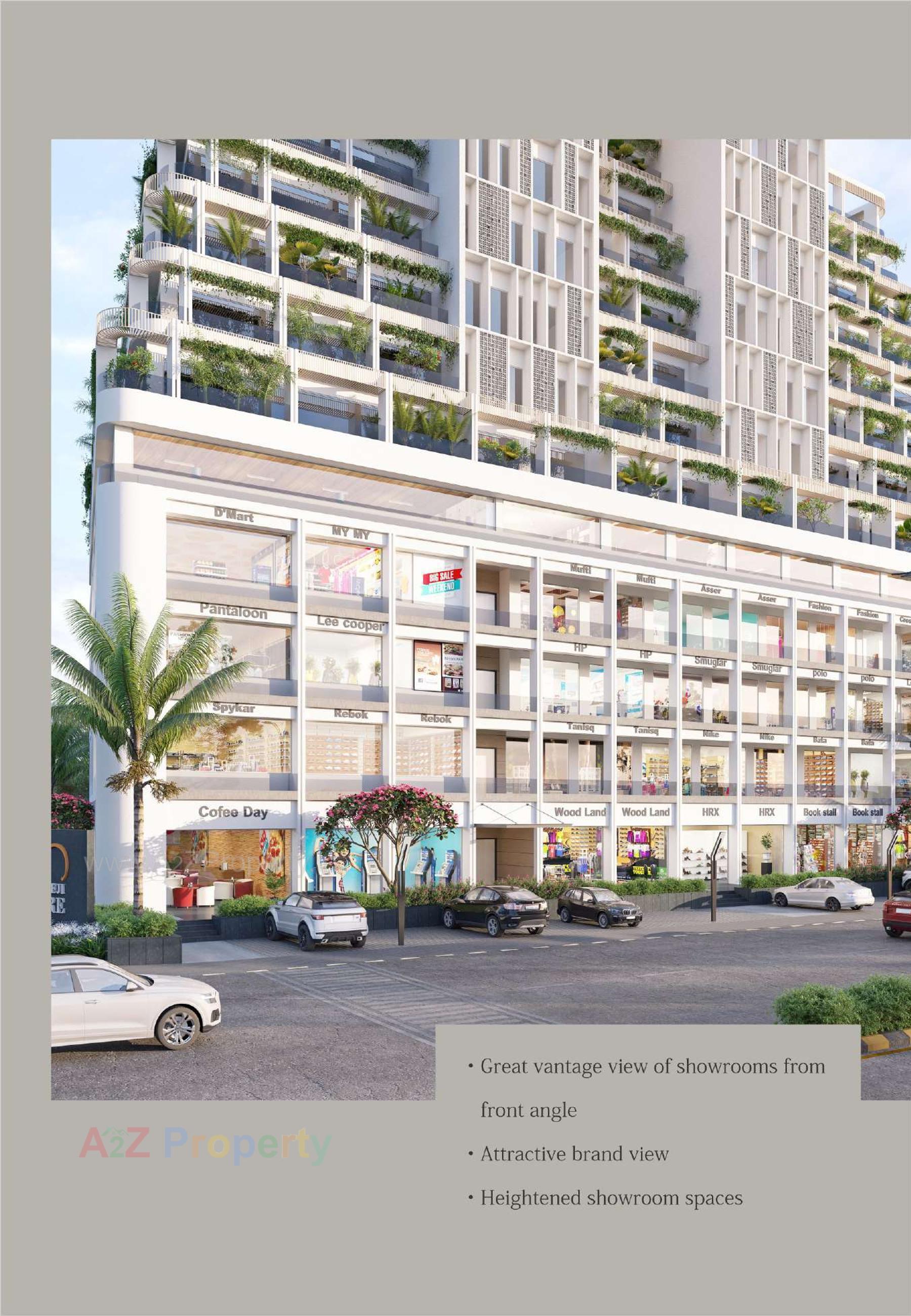 3D Elevation of real estate project Shreeji Signature located at Gandhinagar, Gandhinagar, Gujarat