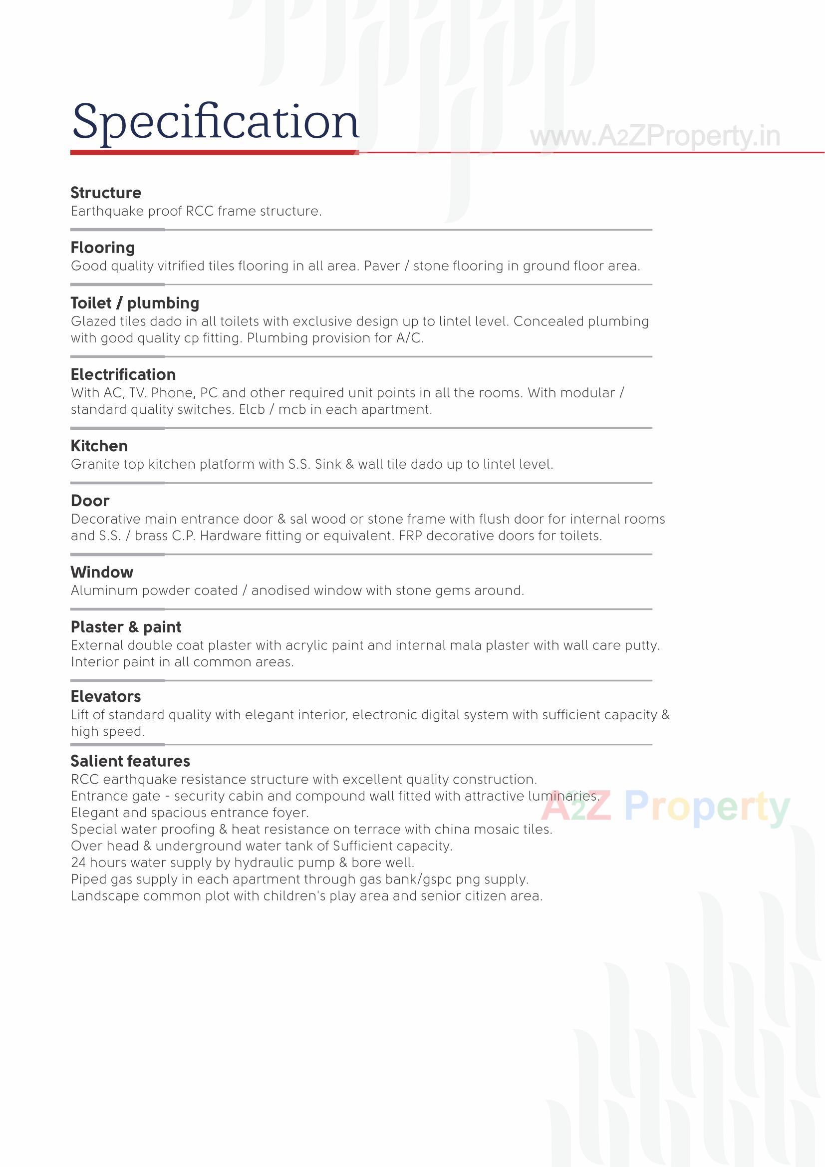 of real estate project Shreeji Swastik located at Tarapur, Gandhinagar, Gujarat