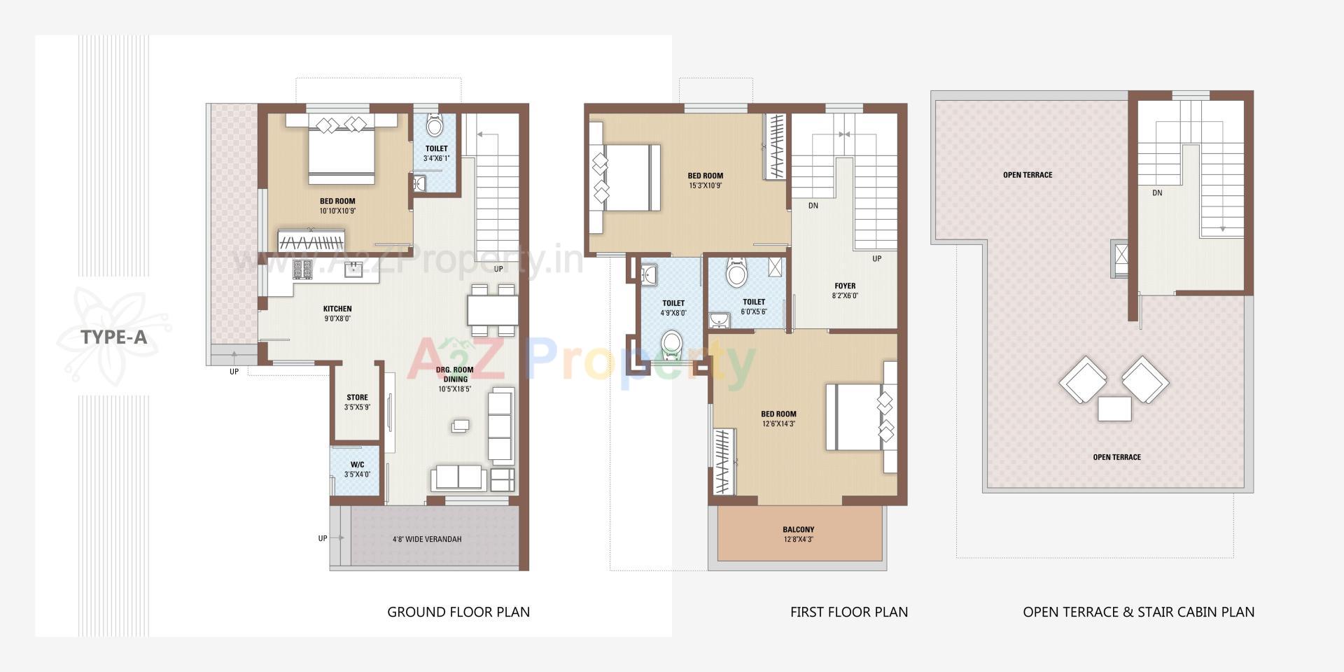 Layout of real estate project Shreeji Villa located at Mansa, Gandhinagar, Gujarat