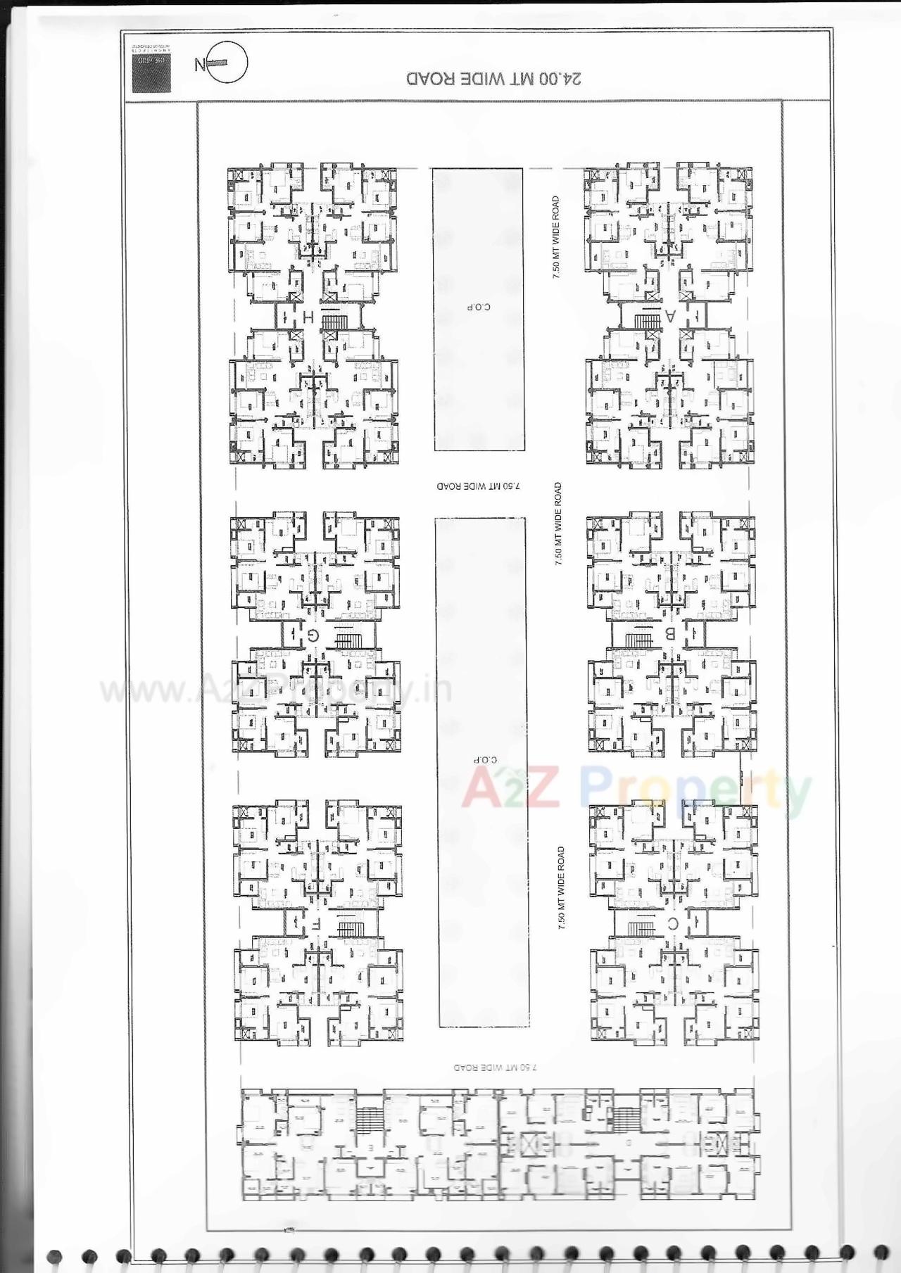 Layout of real estate project Shreenath Classic located at Nana-chiloda, Gandhinagar, Gujarat