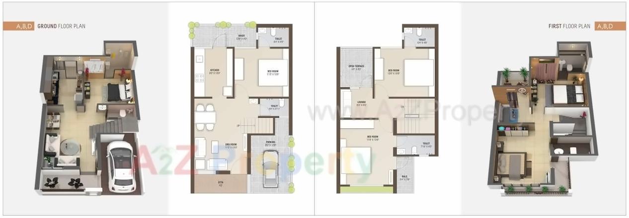 Layout of real estate project Shreenath Residency located at Kalol, Gandhinagar, Gujarat