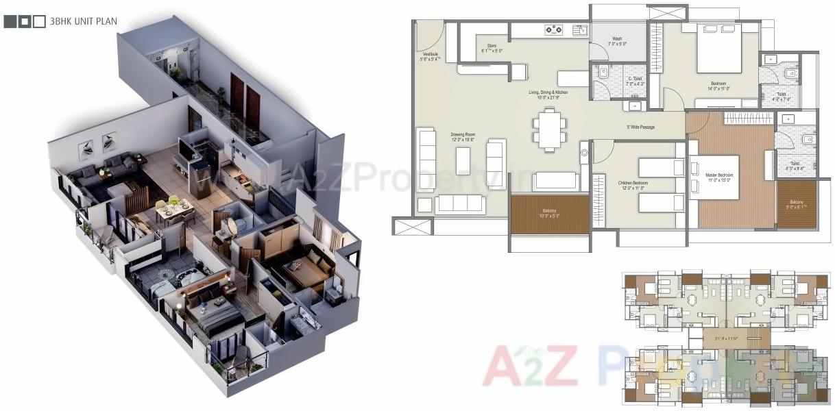 Layout of real estate project Shri Hari Eureka located at Gandhinagar, Gandhinagar, Gujarat