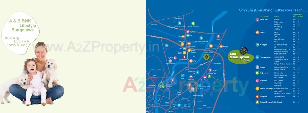  of real estate project Shri Shaligram Villa located at Chiloda, Gandhinagar, Gujarat