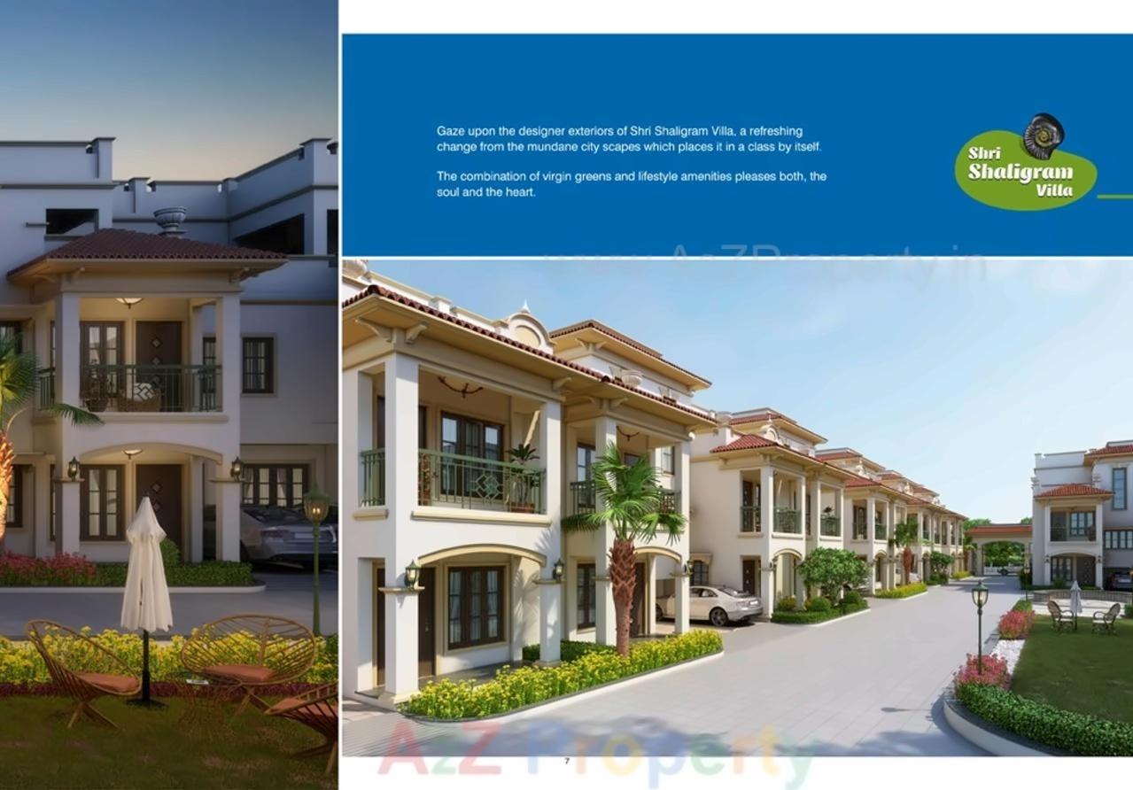 3D Elevation of real estate project Shri Shaligram Villa located at Chiloda, Gandhinagar, Gujarat