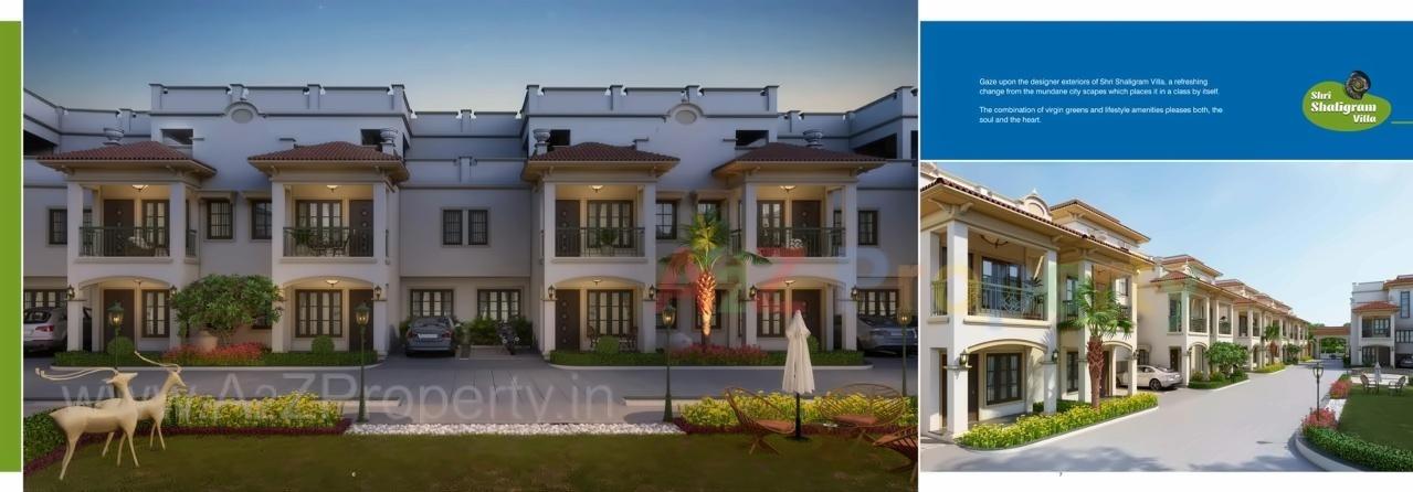 3D Elevation of real estate project Shri Shaligram Villa located at Chiloda, Gandhinagar, Gujarat