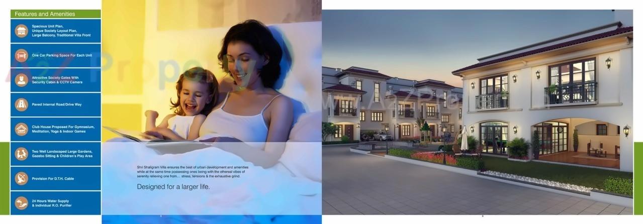 3D Elevation of real estate project Shri Shaligram Villa located at Chiloda, Gandhinagar, Gujarat