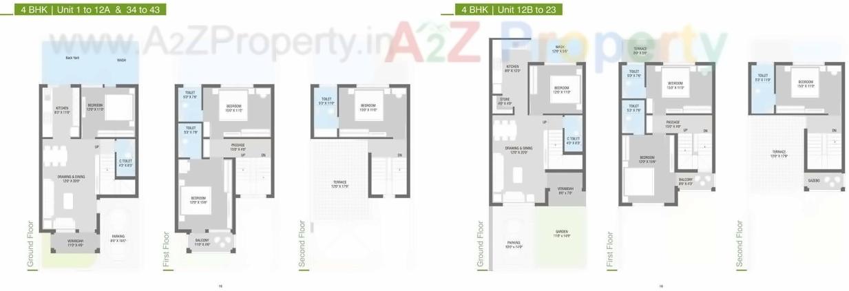 Layout of real estate project Shri Shaligram Villa located at Chiloda, Gandhinagar, Gujarat