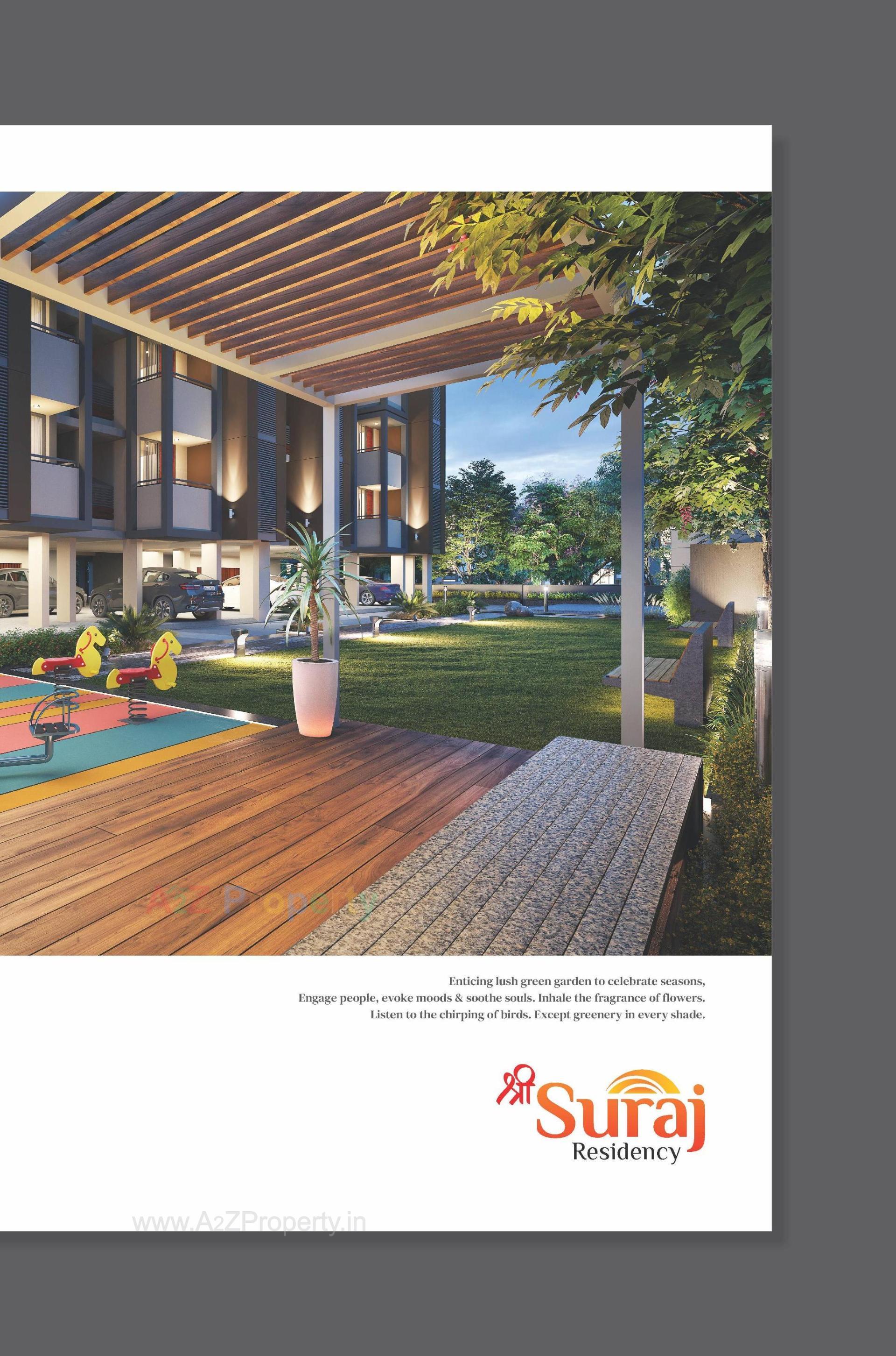 3D Elevation of real estate project Shri Suraj Residency located at Vavol, Gandhinagar, Gujarat