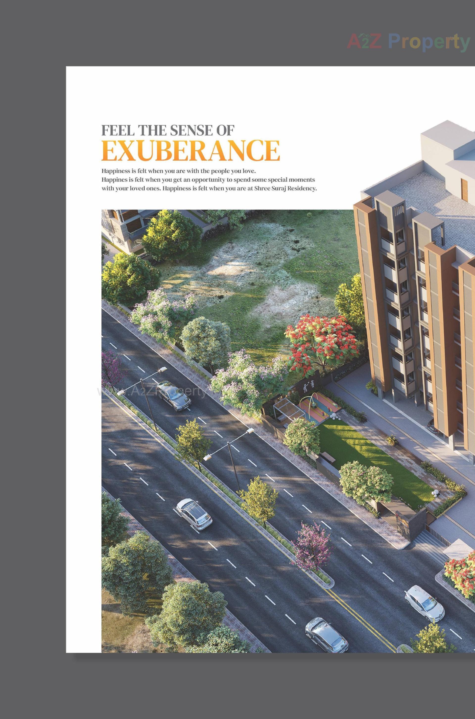 3D Elevation of real estate project Shri Suraj Residency located at Vavol, Gandhinagar, Gujarat