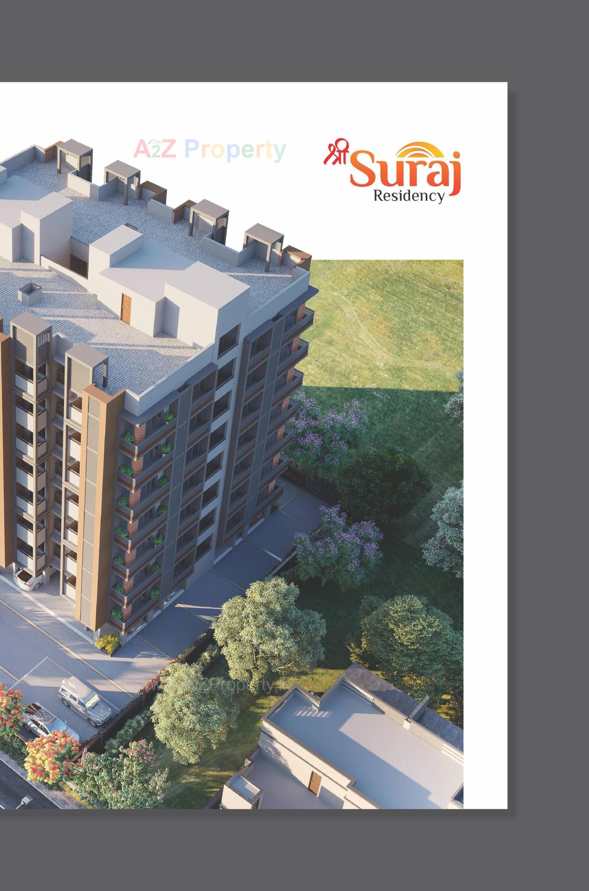 3D Elevation of real estate project Shri Suraj Residency located at Vavol, Gandhinagar, Gujarat