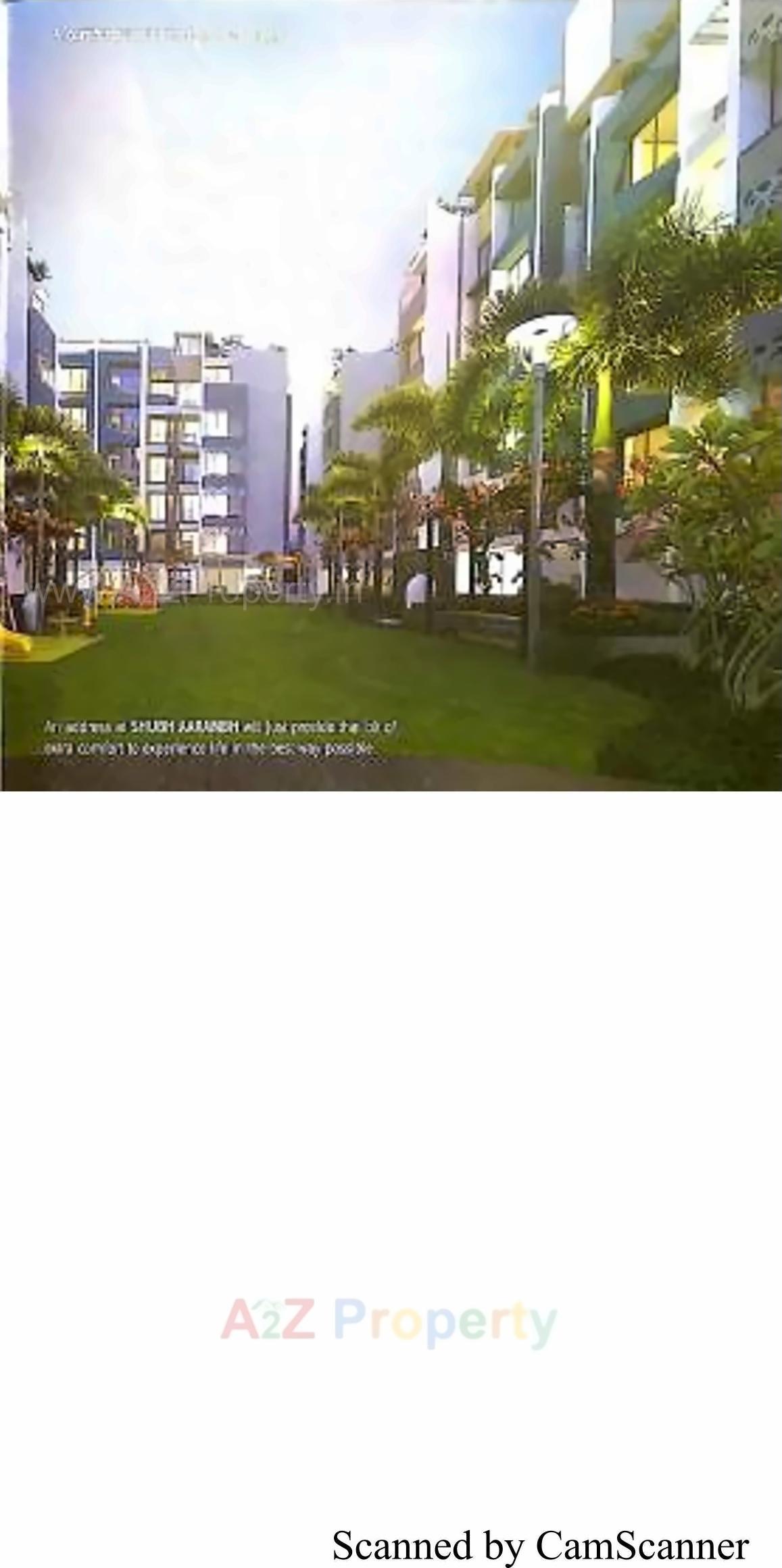 3D Elevation of real estate project Shubh Aarambh located at Randesan, Gandhinagar, Gujarat