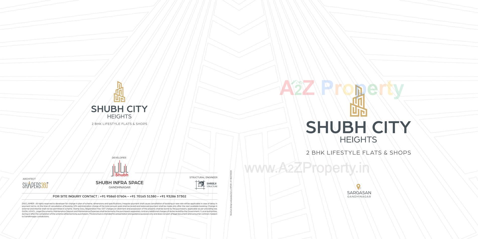  of real estate project Shubh City Heights located at Tarapur, Gandhinagar, Gujarat