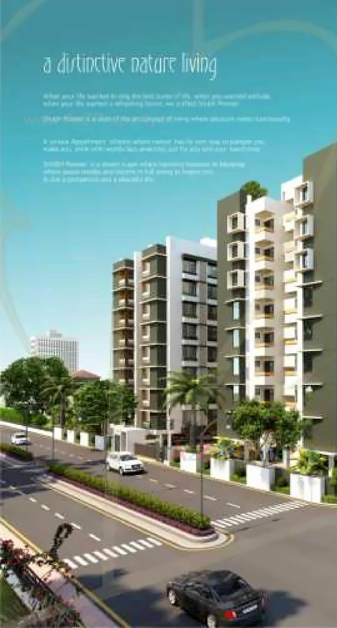 3D Elevation of real estate project Shubh Pioneer located at Koba, Gandhinagar, Gujarat