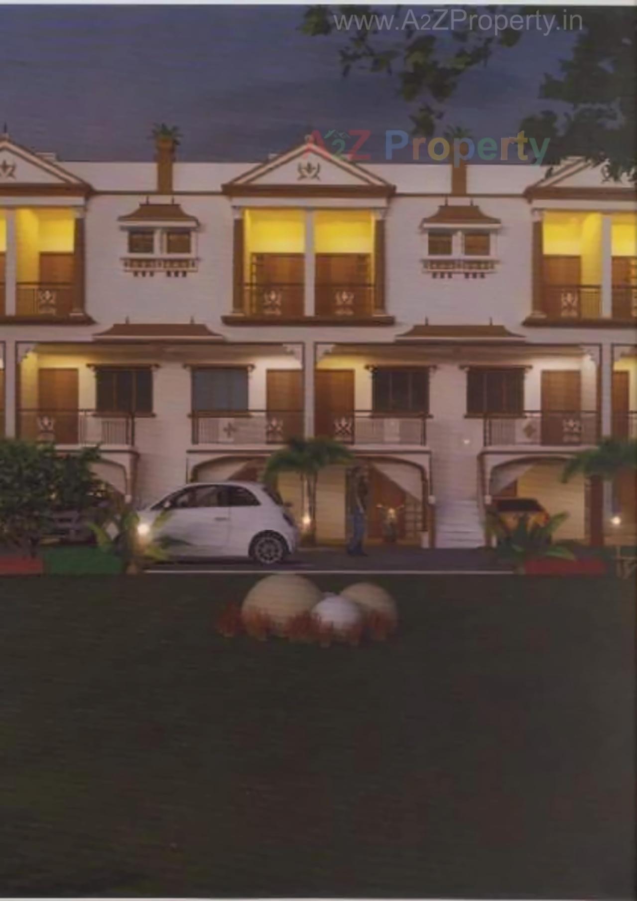 3D Elevation of real estate project Shubh Vastu Villa located at Dehgam, Gandhinagar, Gujarat