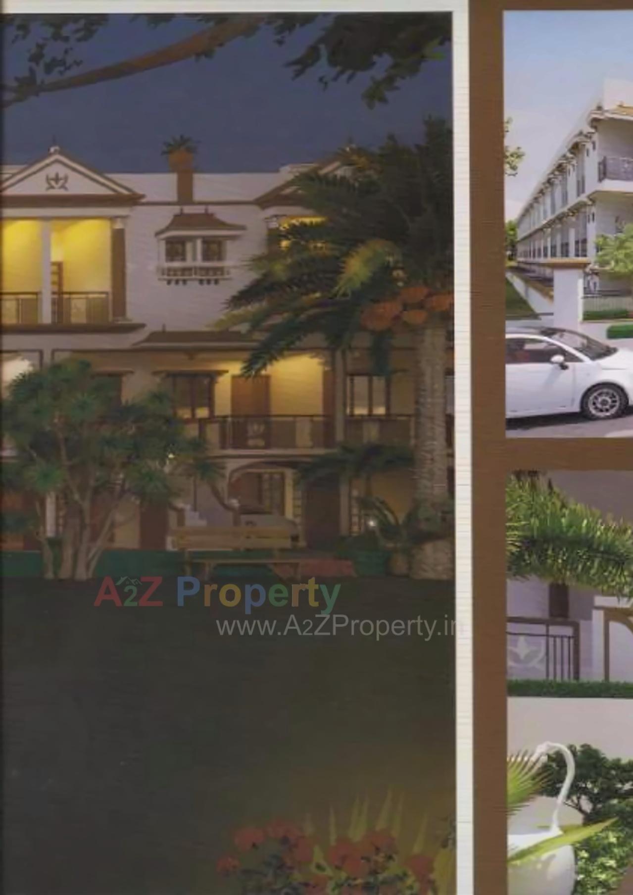 3D Elevation of real estate project Shubh Vastu Villa located at Dehgam, Gandhinagar, Gujarat