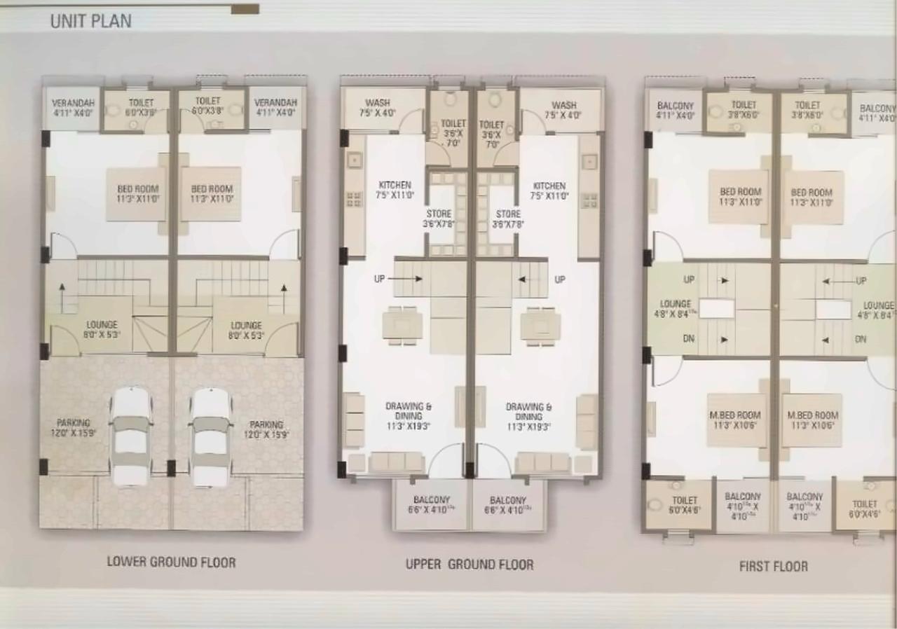 Layout of real estate project Shubh Vastu Villa located at Dehgam, Gandhinagar, Gujarat