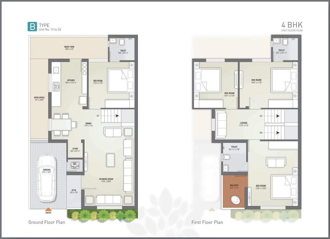 Layout of real estate project Shyam Bungalows located at Borisana, Gandhinagar, Gujarat