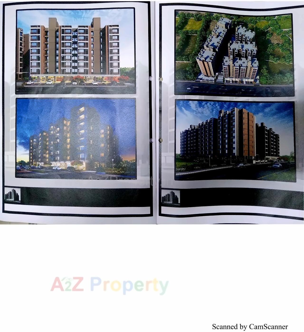 3D Elevation of real estate project Shyam Heights located at Kalol, Gandhinagar, Gujarat